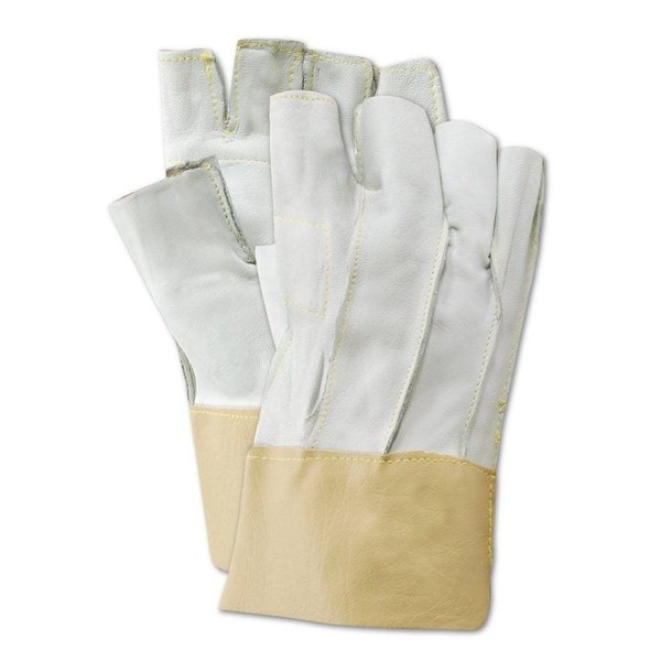 Magid DuraFit LeftRight Hand Only HalfFinger Goatskin Leather Gloves R4248-RHO-7